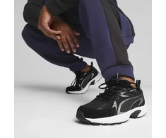 Puma Avalynė Vyrams Milenio Tech Suede Juodas Baltas Sidabrinis 393489 01