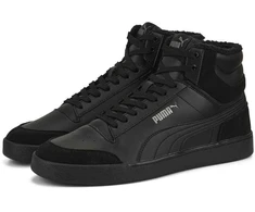 Puma Avalynė Vyrams Shuffle Mid Fur Flat Juodas 387609 01