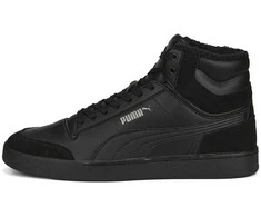 Puma Avalynė Vyrams Shuffle Mid Fur Flat Juodas 387609 01