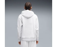 Puma Džemperis Moterims Class Full-Zip Hoodie Fl Baltas Light Pilkas 694009 05