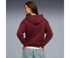 Puma Džemperis Moterims Ess Elevated Hoodie Fl Bordo 688100 96