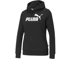 Puma Džemperis Moterims Ess Logo Hoodie Juodas 586788 01