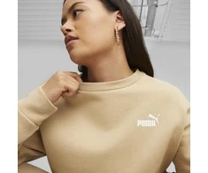 Puma Džemperis Moterims Ess+ Relaxed Crew Fl Kreminis 676801 84