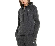 Puma Džemperis Moterims Evostripe Full-Zip Pilkas 589157 01