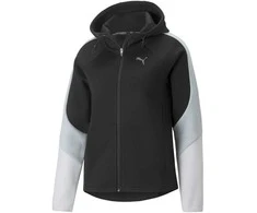 Puma Džemperis Moterims Evostripe Full Zip Juodas 849809 01