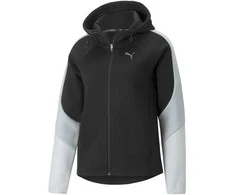 Puma Džemperis Moterims Evostripe Full Zip Juodas 849809 01