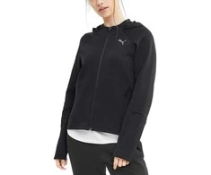 Puma Džemperis Moterims Evostripe Full-Zip Hoodie Juodas 583532 01