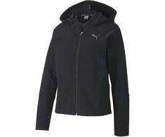 Puma Džemperis Moterims Evostripe Full-Zip Hoodie Juodas 583532 01
