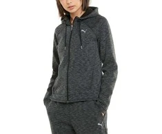Puma Džemperis Moterims Evostripe Full-Zip Pilkas 589157 01