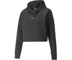 Puma Džemperis Moterims Flawlees Pullover Hoodie Juodas 521551 01