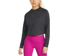 Puma Džemperis Moterims Flawlees Pullover Hoodie Juodas 521551 01