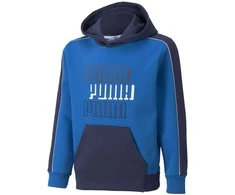 Puma Džemperis Paaugliams Alpha Hoodie FL Mėlyna 589275 63
