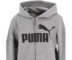 Puma Džemperis Paaugliams Ess Big Logo Fz Pilkas 586967 03