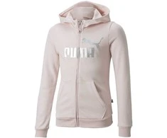 Puma Džemperis Paaugliams Ess+ Logo Full-Zip Hoodie Rožinė 846959 16