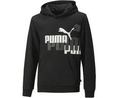 Puma Džemperis Paaugliams Ess+ Logo Power Hoodie Juodas 673262 01