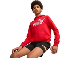 Puma Džemperis Paaugliams Ess No.1 Logo Hoodie Raudona 684909 11
