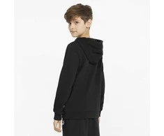 Puma Džemperis Paaugliams Power Logo Hoodie Juodas 847297 01