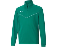 Puma Džemperis Paaugliams TeamRise 1/4 Zip Žalias 657395 05