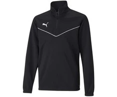 Puma Džemperis Paaugliams TeamRise 1/4 Zip Juodas 657395 03