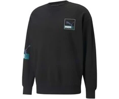 Puma Džemperis Vyrams Brand Love Crew Tr Juodas 535630 01