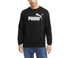 Puma Džemperis Vyrams Ess Big Logo Crew Juodas 586678 01