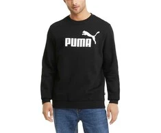 Puma Džemperis Vyrams Ess Big Logo Crew Juodas 586678 01