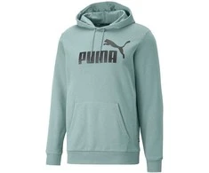 Puma Džemperis Vyrams Ess Big Logo Hoodie Žalias 586687 75