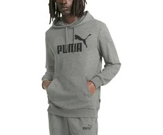 Puma Džemperis Vyrams Ess Big Logo Hoodie Pilkas 586688 03