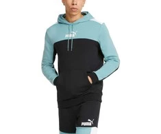Puma Džemperis Vyrams Ess+ Block Hoodie Juodas Mint 847428 50
