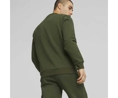 Puma Džemperis Vyrams Ess Small Logo Crew Fl Žalias 586683 31