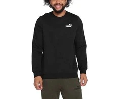 Puma Džemperis Vyrams Ess Small Logo Crew Juodas 586682 01