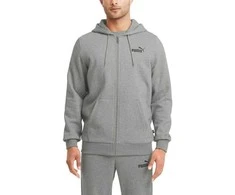 Puma Džemperis Vyrams Ess Small Logo Fz Pilkas 586702 03