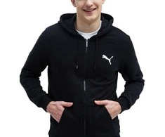 Puma Džemperis Vyrams Ess Small Logo Fz Juodas 586704 51