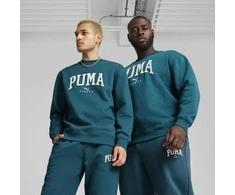 Puma Džemperis Vyrams Squad Crew Fl Cold Žalias 681794 22