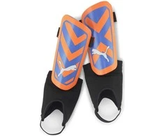 Puma Futbolo Apsaugos Ultra Light Ankle Oranžinis Mėlyna 030874 01