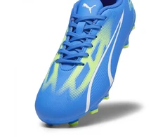 Puma Futbolo Avalynė Paaugliams Ultra Play Fg/Ag Jr Ultra Mėlyna Žalias 107530 03