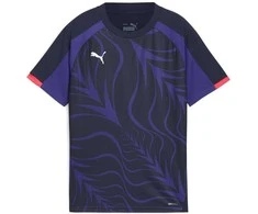 Puma Futbolo Marškinėliai Paaugliams IndividualLiga Juodas Violetinė 659525 01