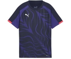 Puma Futbolo Marškinėliai Paaugliams IndividualLiga Juodas Violetinė 659525 01