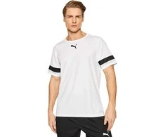 Puma Futbolo Marškinėliai Vyrams TeamRise Jersey Baltas 704932 04