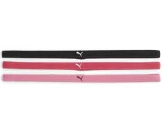 Puma Galvos Juosta AT Sportbands Womens (3pcs) Juodas Rožinė 053491 23