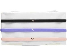 Puma Galvos Juosta AT Sportbands Womens Pack Juodas Rožinė Violetinė 053491 06
