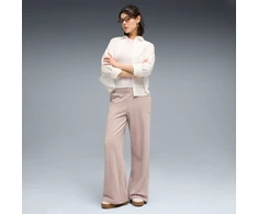 Puma Kelnės Moterims Ess Cat Standard Wide Leg Pants Rose Latte 691703 89