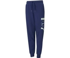 Puma Kelnės Paaugliams Alpha Sweatpants Mėlyna 585895 12