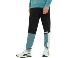Puma Kelnės Vyrams Ess+ Block Sweatpants Juodas Baltas Mint 848007 50
