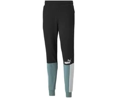 Puma Kelnės Vyrams Ess+ Block Sweatpants Juodas Baltas Mint 848007 50