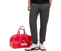 Puma Kelnės Vyrams Ess Elevated Pants Fl Dark Pilkas 688277 44