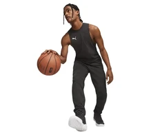 Puma Kelnės Vyrams Hoops Team Dime Pants Juodas 676639 01