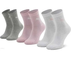 Puma Kojinės Paaugliams Junior Crew Baltas Pilkas Rožinė 907958 05