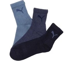 Puma Kojinės Short Crew 3 Mėlyna Juodas