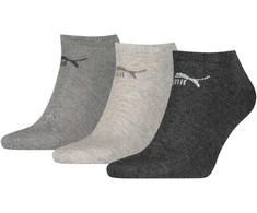 Puma Kojinės Sneaker-V 3P Juodas Pilkas 887497 09